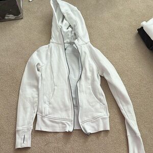 White Luluelemon Jacket